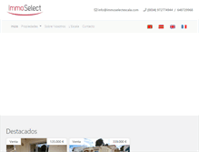 Tablet Screenshot of immoselectescala.com